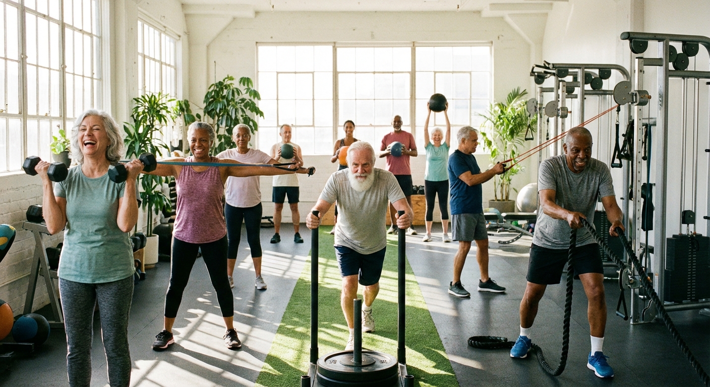 Come l'allenamento di forza costruisce corpi più sani con l'età