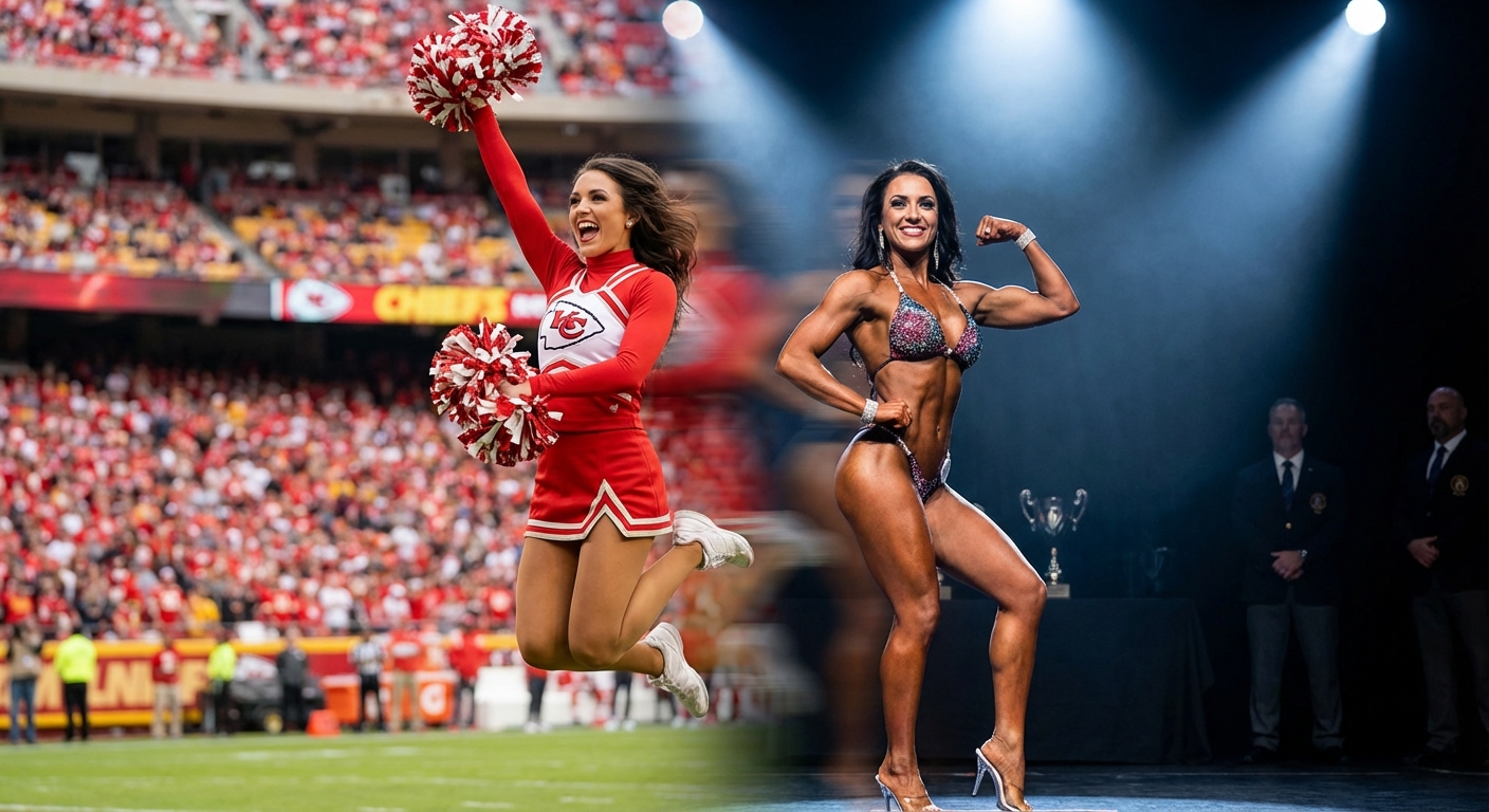 Da cheerleader a culturista: il percorso inaspettato verso il successo