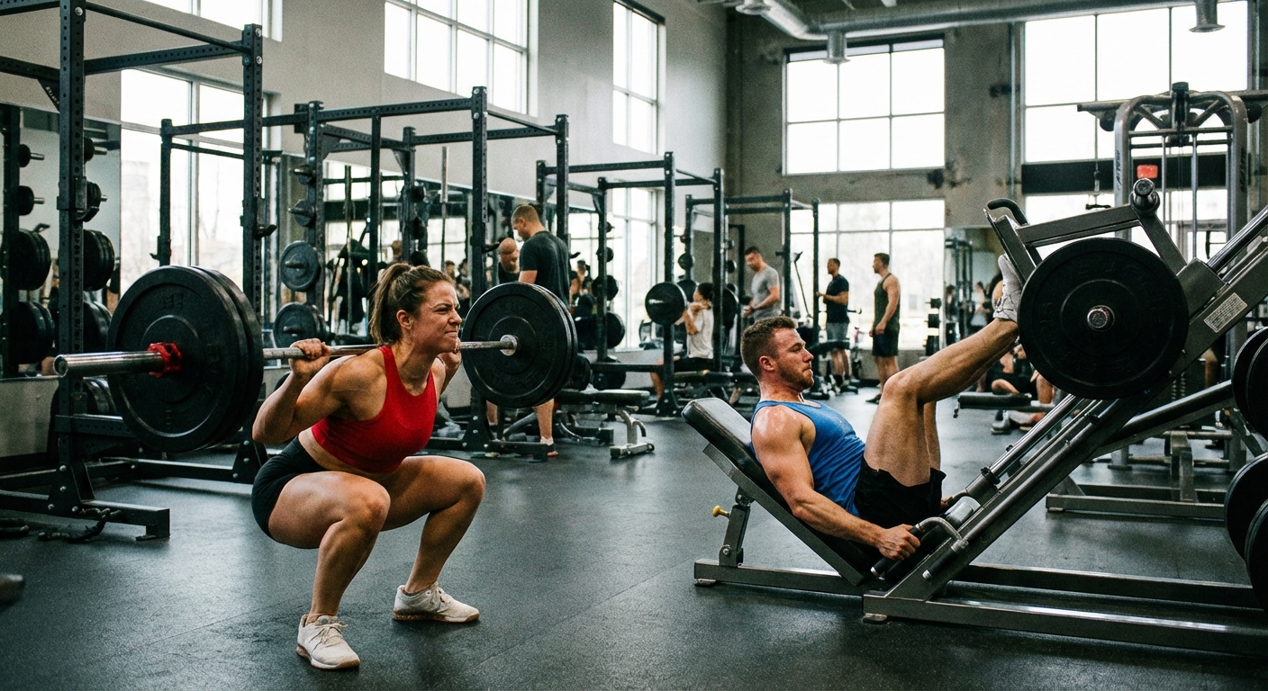 Squat vs Pressa per le Gambe: Quale è il Migliore per Costruire Muscoli Enormi?