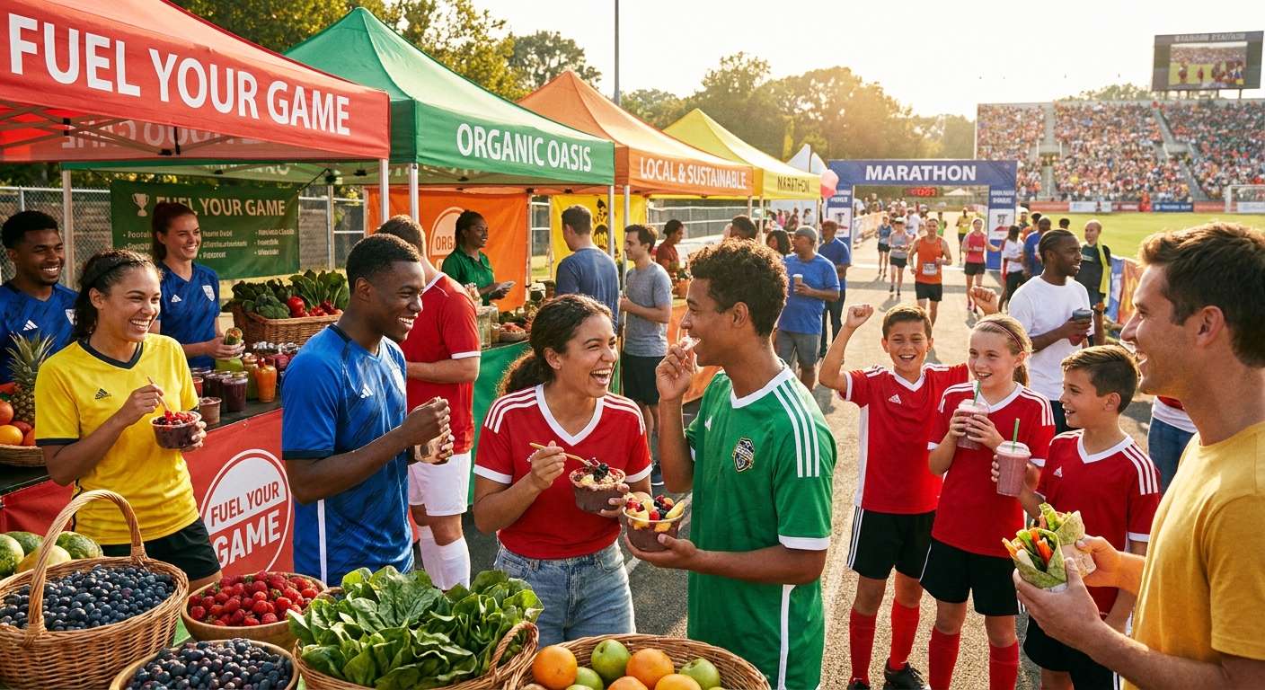 Cibo sano negli eventi sportivi: Perché è essenziale?