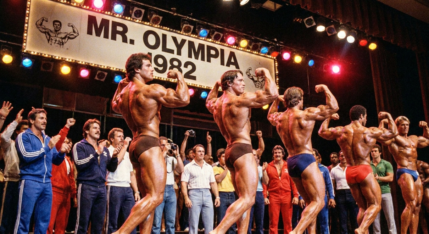 Scopri le Foto Esclusive del Mr. Olympia 1982!